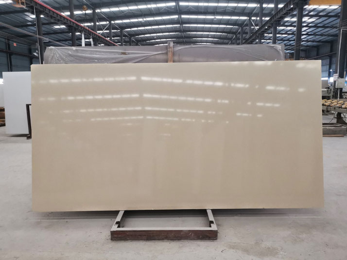 2955 LIGHT BEIGE slabs artificial marble beige color