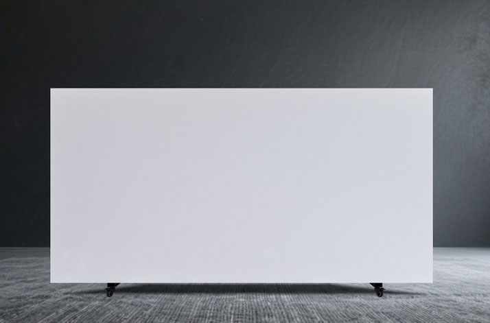 SNOW WHITE slabs artificial marble white color