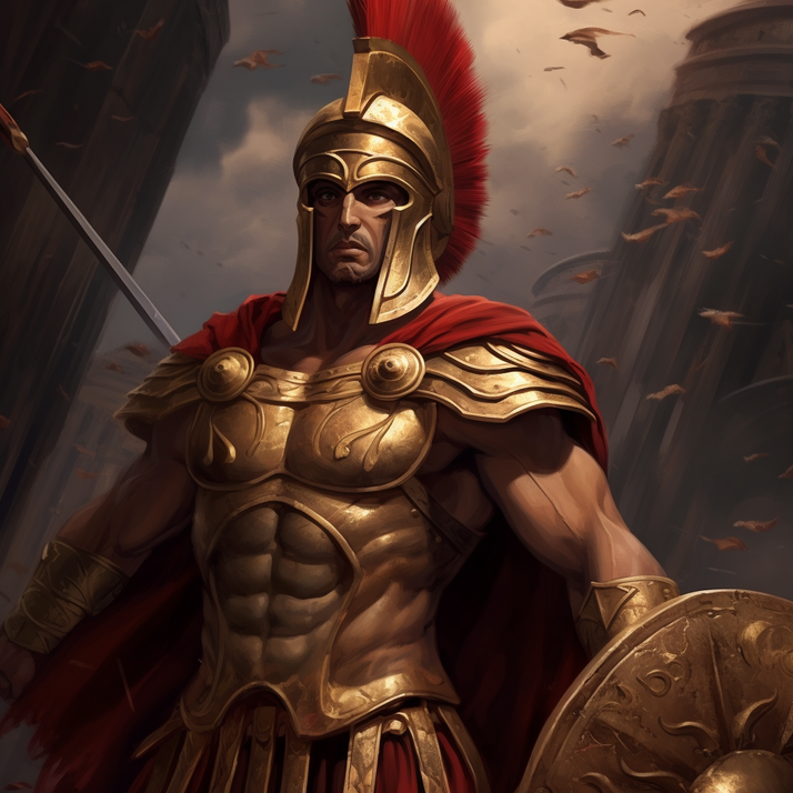 Greek hero Achilles