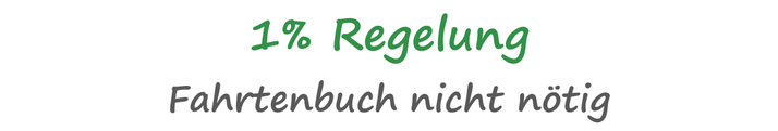 1% Regelung beim e-Bike Fahrrad