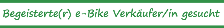 Stellenangebot e-motion e-Bike Shop Köln