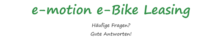 Häufige Fragen zum e-Bike Leasing