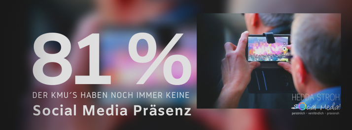 81 Prozent KMUS haben keine Social Media Präsenz