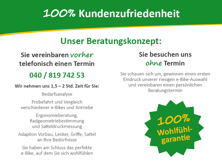 Dreirad Zentrum Hamburg Beratungskonzept