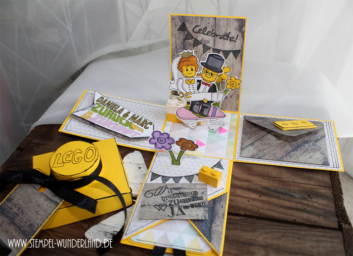 Digi Stamp Explosionsbox Hochzeit ausgefallen von www.stempel-wunderland.de