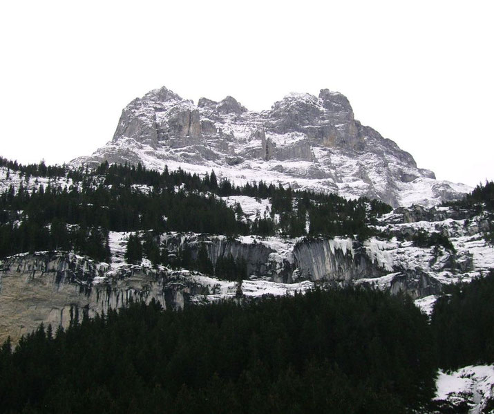 Frozen Italian Alps