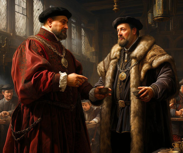 Henry VIII and Cardinal Wolsey
