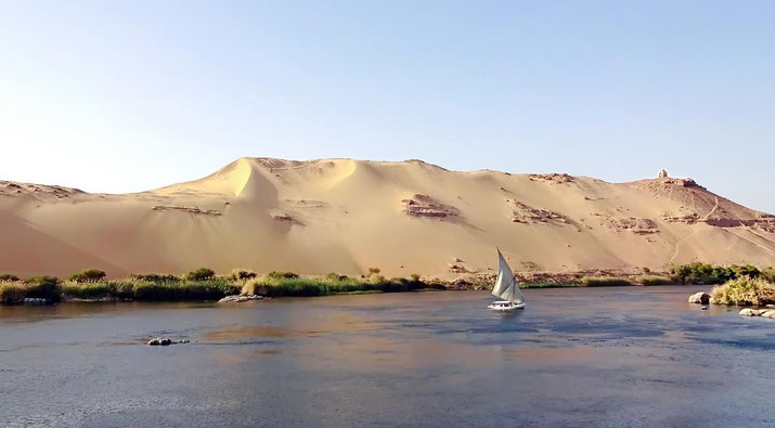 The River Nile and the Sahara Desert
