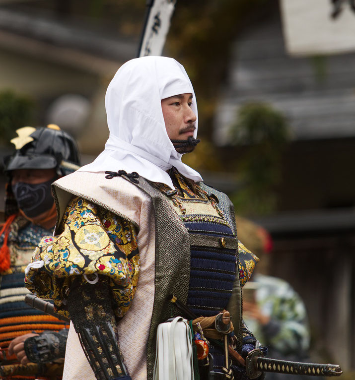 Actor dressed as a daimyo