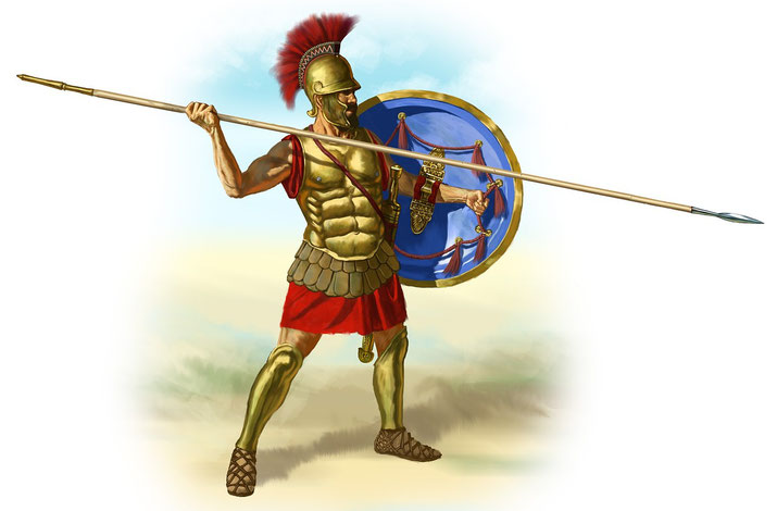 Ancient Greek spearman