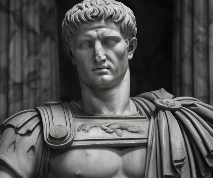 Statue of a Roman emperor