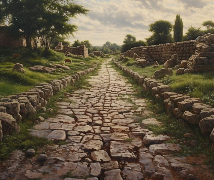 Old Roman roads