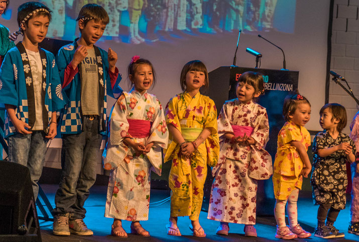 Opening Ceremony at the Japan Matsuri: a particularly cute singing performance.
