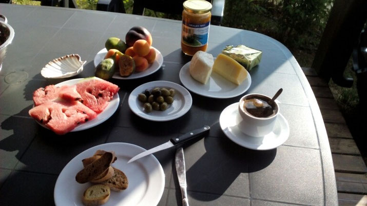 Früstück in Kroatien
