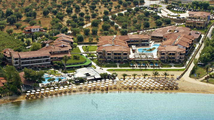 Hotelstrand so wie man ihn sich vorstellt