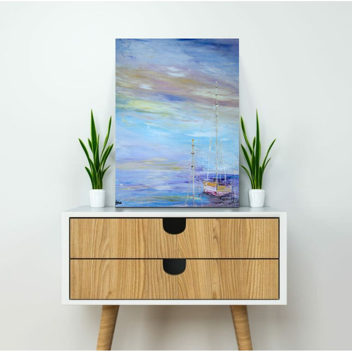 tableau-paysage-ocean-voilier-abstrait-peinture-marine-artiste-peintre-royan-audrey-chal