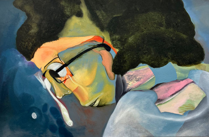unlucky, 2025, Öl auf Leinwand, 60 x 90 cm 