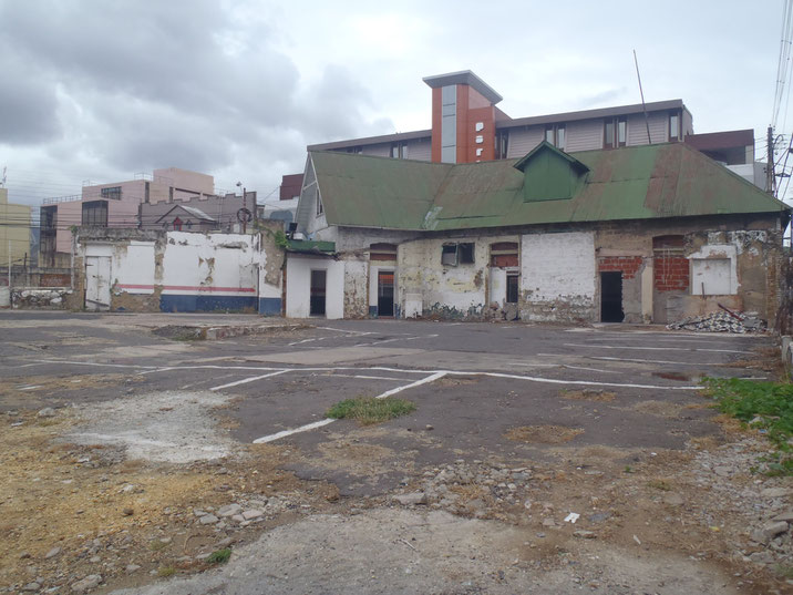 More crumbling buildings.