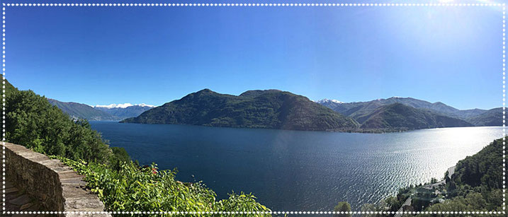 Blick auf den Lago Maggiore von Carmine aus