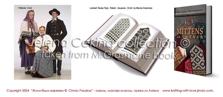 Латышские варежки, вязание варежек, схемы для варежек, жаккардовый узор, Latvian mittens, Fair isle knitting, Jacquard ornament, color pattern
