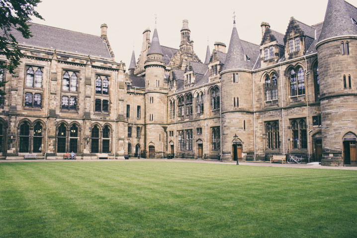 Glasgow Scotland UK ofpenguinsandelephants of penguins and elephants Glasgow University Harry Potter