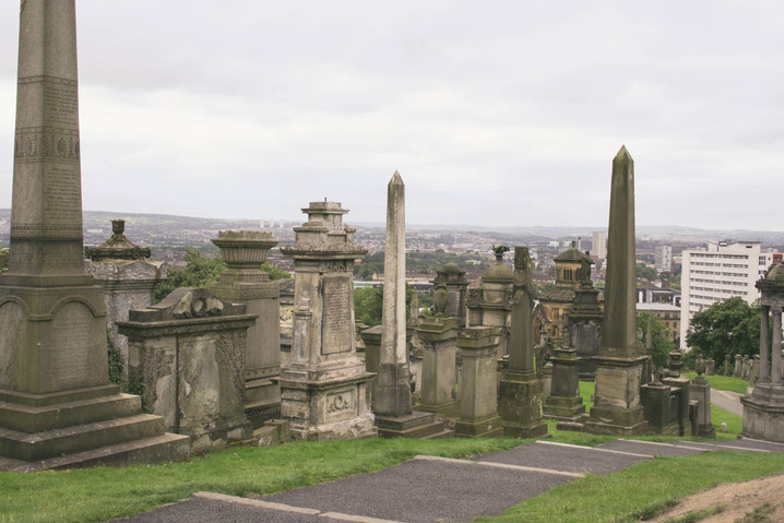 Glasgow Scotland UK ofpenguinsandelephants of penguins and elephants Necropolis