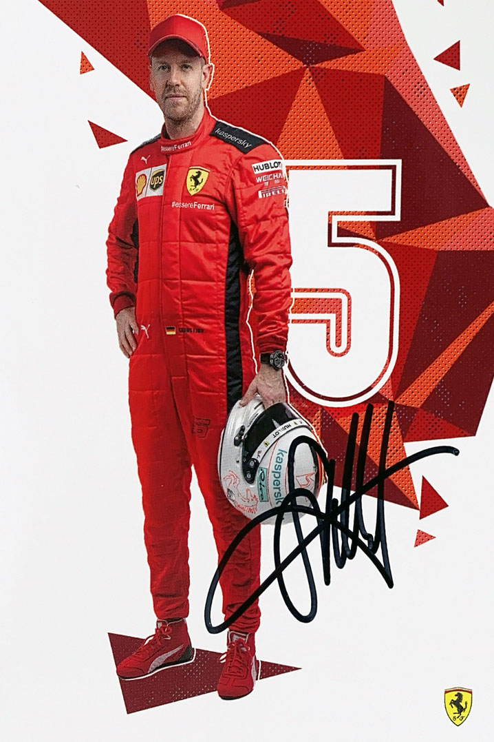 Sebastian Vettel Autograph