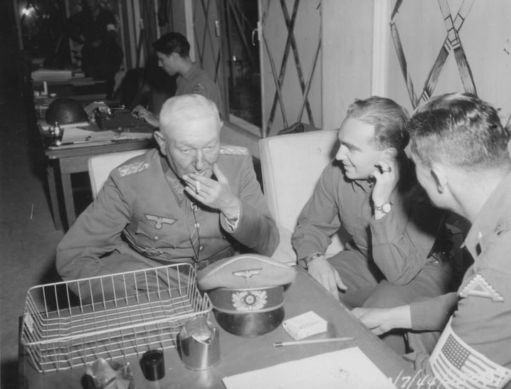 General Ferdinand NEULING, after his capture by the VI Corps  of the 7th Army, Southern France 1944