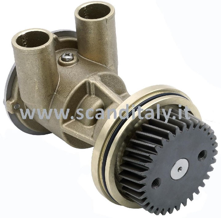 Pompa acqua mare JMP JPR-CT0440 per Caterpillar C4.4, Perkins M92B – ricambio codici CAT 4255421, Jabsco 29630-1201