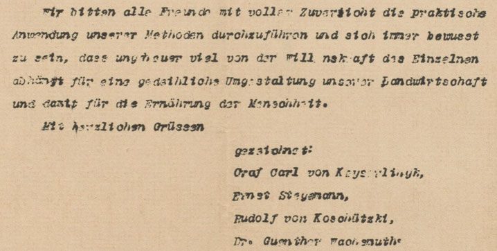 Auszug aus den "Mitteilungen" des Landwirtschaftlichen Versuchsringes, Nr. 4, August 1926, Sächsisches Staatsarchiv 10282-333