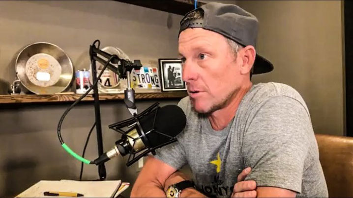 Vom Tour de France-Seriensieger zum Podcaster: Lance Armstrong.