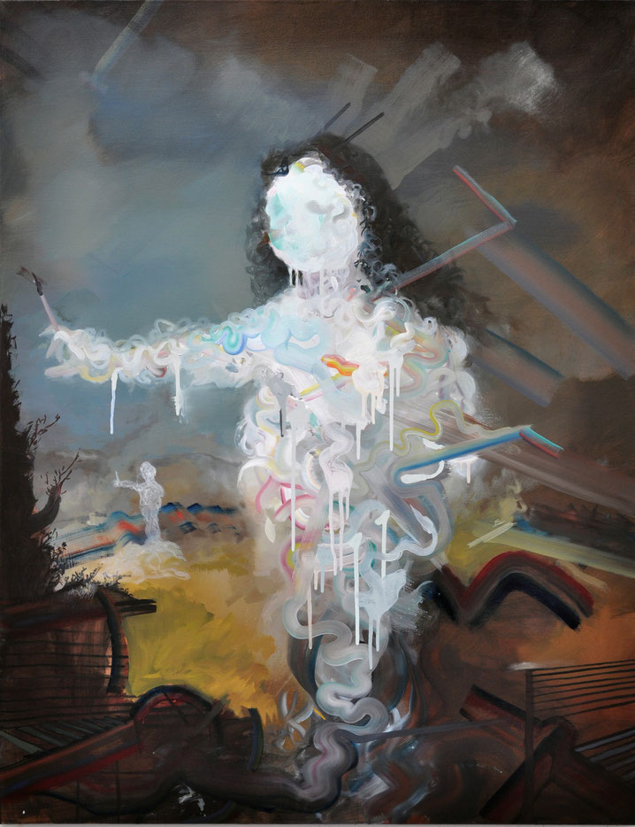 The Melting Painters, oil on canvas, London 2012