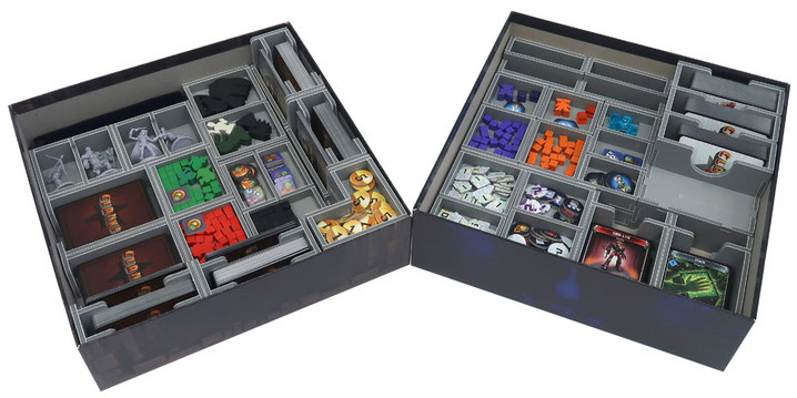 folded space insert organizer clank! clank! in! space!
