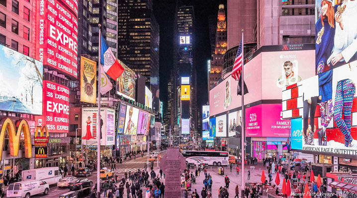 Times Square le soir, New York