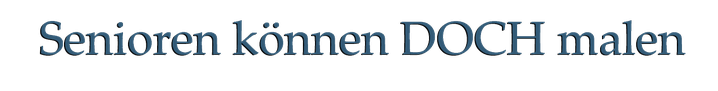 Senioren malen unter Anleitung