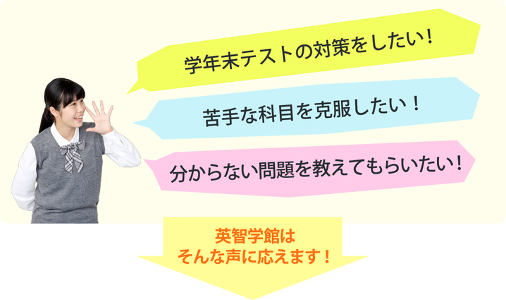 英智学館,受験対策,学年末テスト対策,無料体験受付中