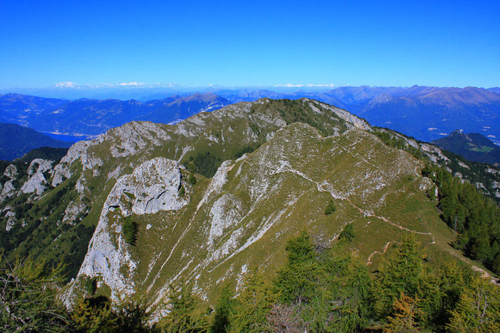 Veduta aerea del Monte Pilastro