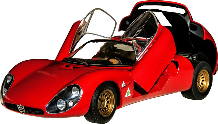 1/18 Alfa Romeo Tipo 33/2 Stradale  Autoart オートアート 1/18 アルファロメオ・ティーポ 33/2 ストラダーレ