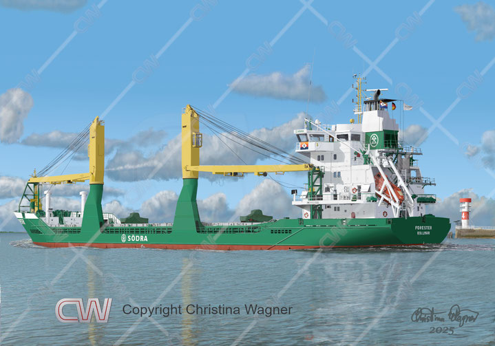 Forester, IMO 9123300, Rörd Braren Reederei