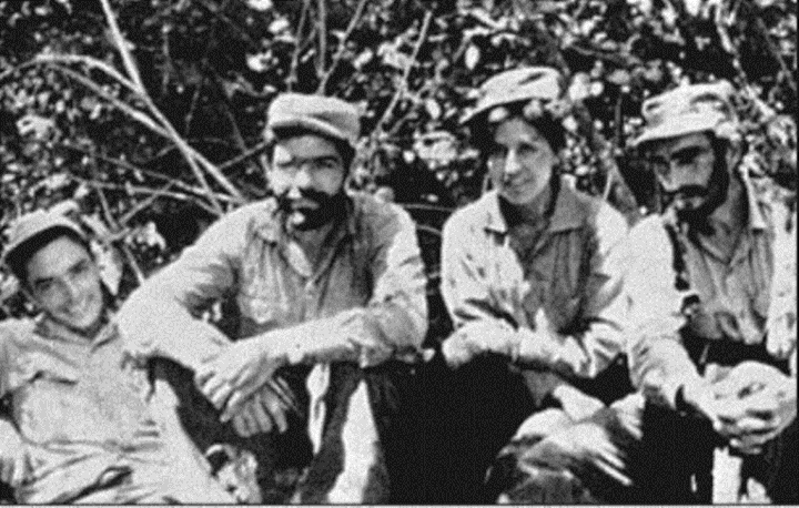 ELN-aktivister Coco Peredo, Nato, Loyola, Inti Peredo