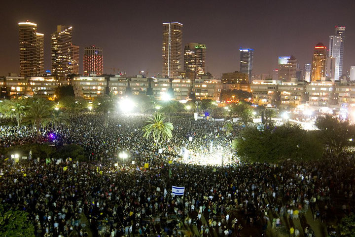 Protestmanifestation i Tel Aviv, september 2011