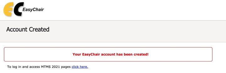 Figure 5. Link to the login page