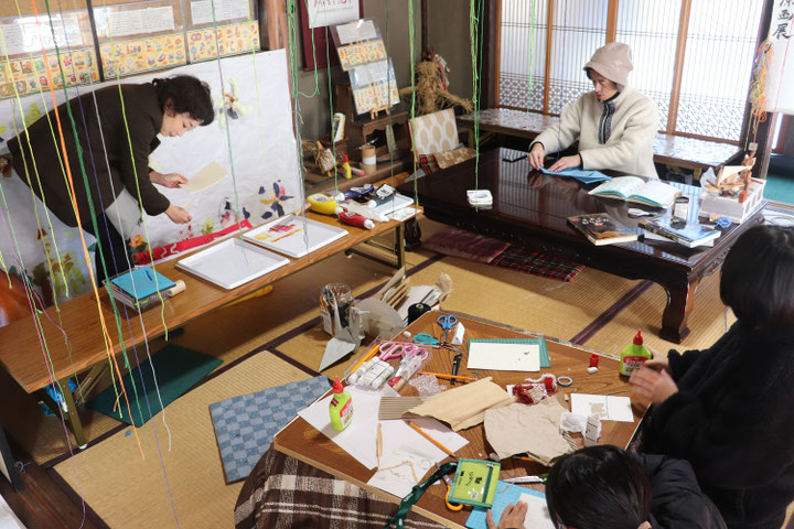 新春準備の一幕