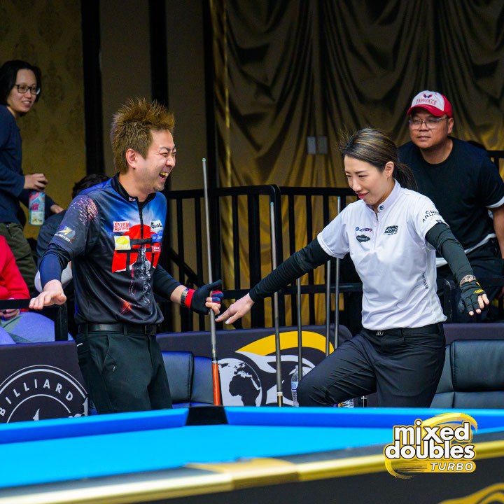 2月『PBS ラスベガスラウンド ミックスダブルスターボ』。魏子茜とペアを組み準優勝