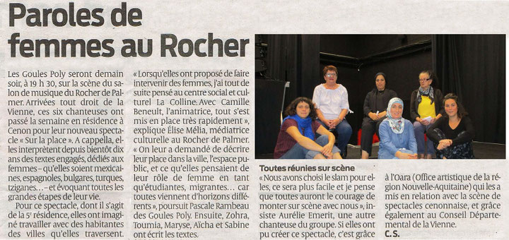 Les Goules Poly pour le spectacle Criatura