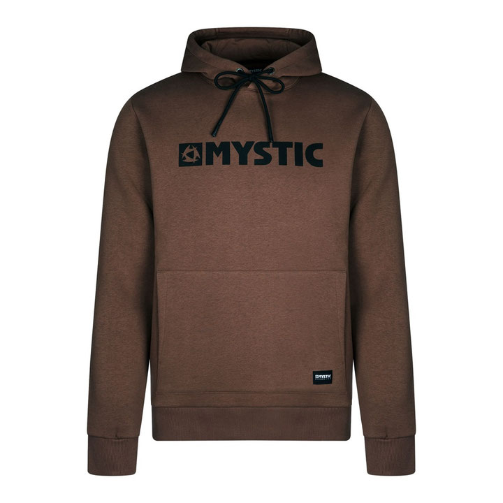 Mystic Brand Hood Sweat Dark Brown im ANGEBOT BEI WINDSUCHT