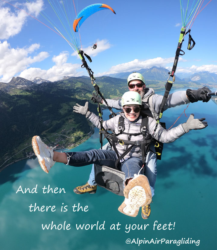 Interlaken paragliding capital of the world