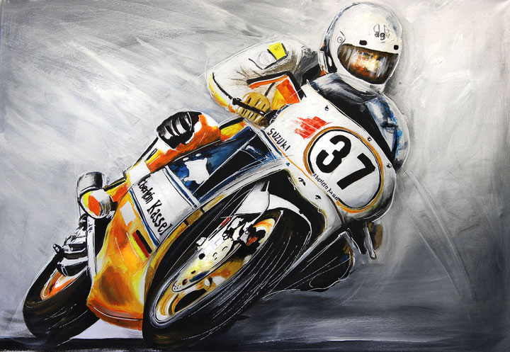 Einst selbst auf der Rennstrecke: Helmut Eberlein gab bis 1987 selbst bei Superbike-Rennen Gas.