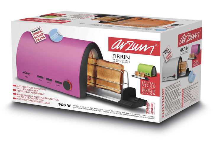 Arzum toaster awarded by European Consumers Choice