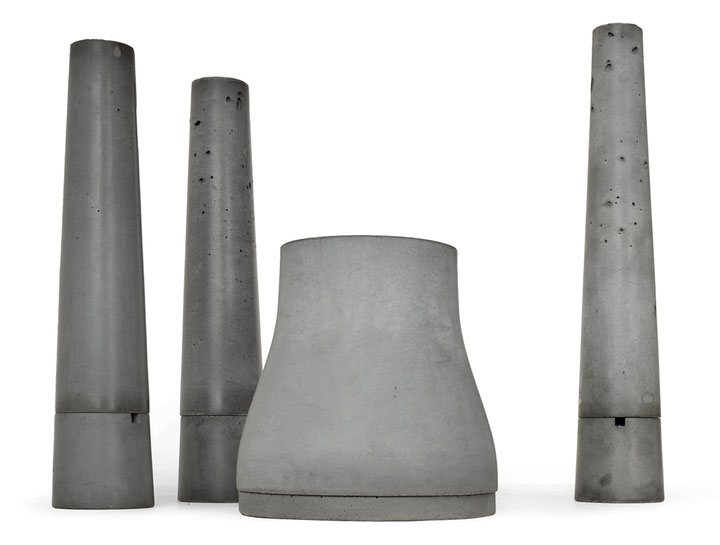 freie Objektarbeit von © Andreas Uhlig und © Daniel Böttcher 2017 „SCHLOT“ Erinnerungskultur, carbon age memorials